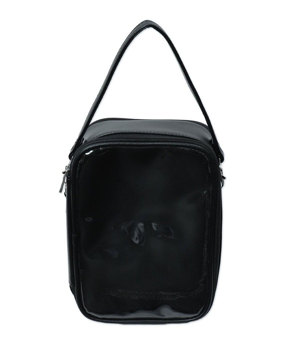 【ウィゴー/WEGO】の【痛バ&推し活】ダブルフェイスマルチWAYぬいポーチ インテリア・キッズ・メンズ・レディースファッション・服の通販 founy(ファニー) 　ファッション　Fashion　レディースファッション　Fashion for Women　ポーチ&ミニバッグ　Pouches & Mini Bags　キーホルダー　Keychain, Key Holder　ショルダー　Shoulder, Shoulder Strap　スマホ　Smartphone, Mobile Device　ポケット　Pocket, Pocket Detail　ポーチ　Pouch, Small Case　メッシュ　Mesh, Net Fabric　ループ　Loop, Loop Knit　ブラック|ID: prp329100004764895 ipo3291000000034496128