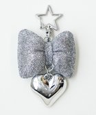 【ウィゴー/WEGO】のグリッターリボンキーホルダー シルバー|ID: prp329100004764896 ipo3291000000034496137