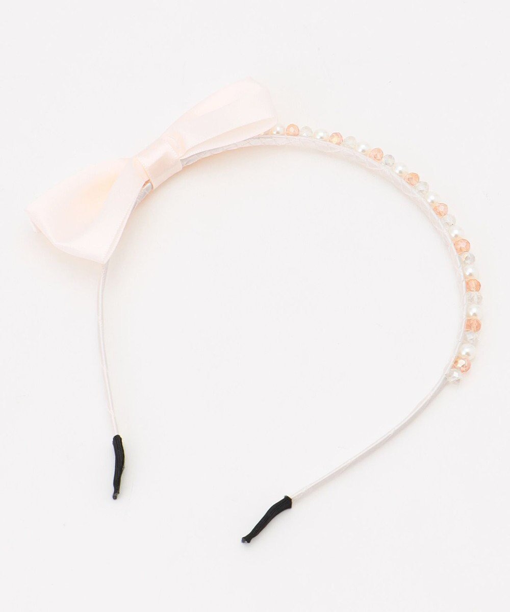 【エニィ/ANY / KIDS】のビーズ × リボン カチューシャ インテリア・キッズ・メンズ・レディースファッション・服の通販 founy(ファニー) ファッション Fashion キッズファッション Fashion for Kids おすすめ Recommended / Our Picks アクセサリー Fashion Accessories サテン Satin, Glossy Fabric シンプル Simple, Minimal リボン Ribbon, Bow 夏 Summer 春 Spring S/S・春夏 SS, Spring/Summer, Warm Season ピンク|ID: prp329100004765893 ipo3291000000034505047