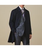 【五大陸/gotairiku / MEN】の25年新作/3シーズン対応【防水/軽量/シワになりにくい】メランジカルゼ ステンカラーコート_無地 ネイビー系|ID: prp329100004765911 ipo3291000000034505111