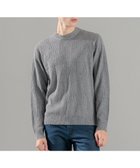 【ジョゼフ オム/JOSEPH HOMME / MEN】の新柄【洗える】シルクバルキー クルーネックニット ライトグレー系|ID: prp329100004765919 ipo3291000000034505150