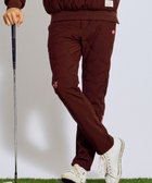 【ピーダブリュサーキュラス/PW CIRCULUS / MEN】の【撥水加工 / ストレッチ】【MEN】キルティング中綿パンツ ゴルフ ダークブラウン系|ID: prp329100004765921 ipo3291000000034505159