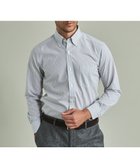 【五大陸/gotairiku / MEN】の【形態安定】PREMIUMPLEATS_ボタンダウンカラー 通年ドレスシャツ ライトグレー系4|ID: prp329100004765928 ipo3291000000034505185