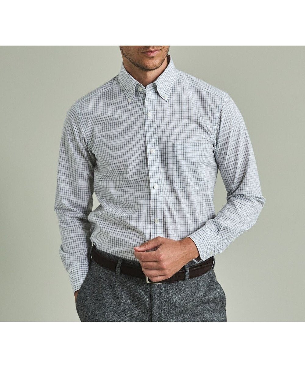 【五大陸/gotairiku / MEN】の【形態安定】PREMIUMPLEATS_ボタンダウンカラー 通年ドレスシャツ インテリア・キッズ・メンズ・レディースファッション・服の通販 founy(ファニー) ファッション Fashion メンズファッション Fashion for Men トップス・カットソー Cut & Sew Tops メンズシャツ Shirts スーピマ Supima, Premium Cotton ドレス Dress, One-Piece レギュラー Regular, Standard Fit A/W・秋冬 Autumn/Winter S/S・春夏 SS, Spring/Summer, Warm Season 夏 Summer ライトグレー系4|ID: prp329100004765928 ipo3291000000034505185