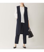 【自由区/JIYU-KU】の【セットアップ対応・UVカット・接触冷感・洗える】ライトストレッチ ジレ 人気、トレンドファッション・服の通販 founy(ファニー) ファッション Fashion レディースファッション Fashion for Women アウター Coat / Outerwear Collection トップス・カットソー Cut & Sew Tops ベスト&ジレ / 重ね着スタイル Vests & Gilets セットアップ Matching Sets レディーストップス・ブラウス Tops & Blouses / Assorted Women's Tops おすすめ Recommended / Our Picks ウォッシャブル Machine Washable カットソー Cut and Sewn Top カーディガン Cardigan, Knitwear シンプル Simple, Minimal ジャケット Jacket, Outerwear ストレッチ Stretch, Stretchy Fabric セットアップ Set-Up, Coordinated Outfit ベスト Vest, Waistcoat ロング Long, Long-Length 夏 Summer 春 Spring S/S・春夏 SS, Spring/Summer, Warm Season 洗える Machine Washable |ID:prp329100004765931