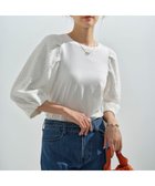 【組曲/KUMIKYOKU】のシャーリングシフォン袖 トップス アイボリー系|ID: prp329100004765940 ipo3291000000034505281