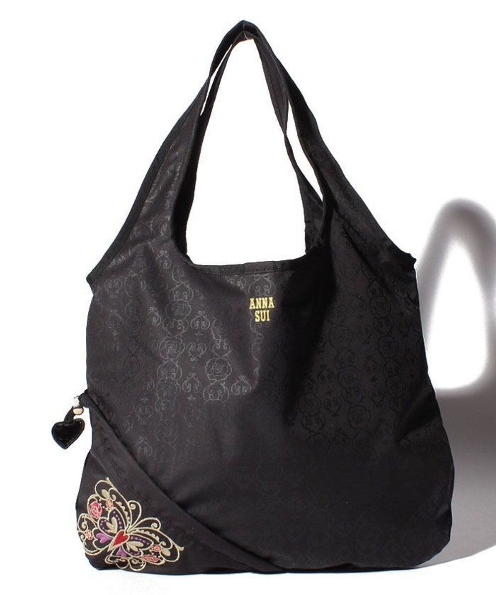 【アナスイ/ANNA SUI】のユースフル エコバッグ 人気、トレンドファッション・服の通販 founy(ファニー) 　ファッション　Fashion　レディースファッション　Fashion for Women　バッグ　Bags　コンパクト　Compact, Small Size　バタフライ　Butterfly, Butterfly Motif　日本製　Made In Japan　 other-1|ID: prp329100004765945 ipo3291000000034505344