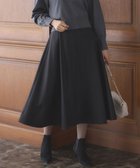 【組曲/KUMIKYOKU】の【WEB一部店舗限定】ウールジョーゼット フレアスカート ブラック系|ID: prp329100004765946 ipo3291000000034505355