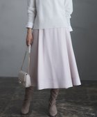 【組曲/KUMIKYOKU】の【WEB一部店舗限定】ウールジョーゼット フレアスカート ローズ系|ID: prp329100004765946 ipo3291000000034505356