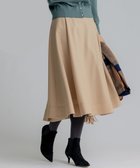 【組曲/KUMIKYOKU】の【WEB一部店舗限定】ウールジョーゼット フレアスカート ベージュ系|ID: prp329100004765946 ipo3291000000034505357