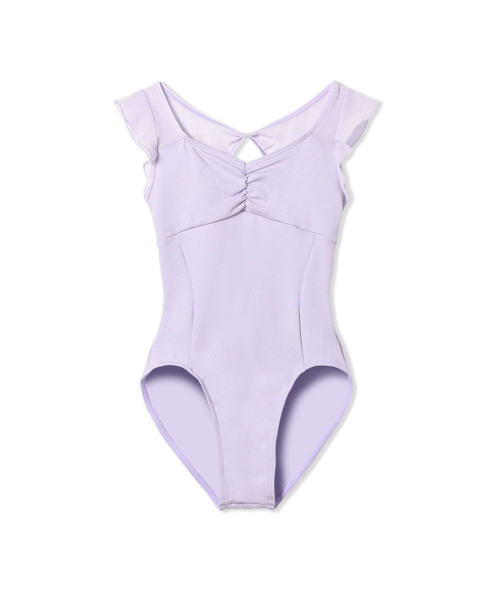 【チャコット/Chacott / KIDS】のノースリーブレオタード インテリア・キッズ・メンズ・レディースファッション・服の通販 founy(ファニー) 　ファッション　Fashion　キッズファッション　Fashion for Kids　ギャザー　Gathered, Ruffled　ストレッチ　Stretch, Stretchy Fabric　ノースリーブ　Sleeveless, No-Sleeve　フリル　Frill, Ruffle　リボン　Ribbon, Bow　人気　Popular, Best Seller　ライラック|ID: prp329100004766648 ipo3291000000034515164