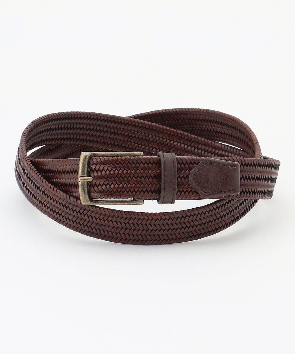 【ジョセフ アブード/JOSEPH ABBOUD / MEN】の【キングサイズ・イタリア素材・ストレッチ・日本製】 ストレッチレザー ベルト インテリア・キッズ・メンズ・レディースファッション・服の通販 founy(ファニー) ファッション Fashion メンズファッション Fashion for Men イタリア Italy ストレッチ Stretch, Stretchy Fabric ドレス Dress, One-Piece メッシュ Mesh, Net Fabric レギュラー Regular, Standard Fit 日本製 Made In Japan ダークブラウン系|ID: prp329100004766662 ipo3291000000034515234