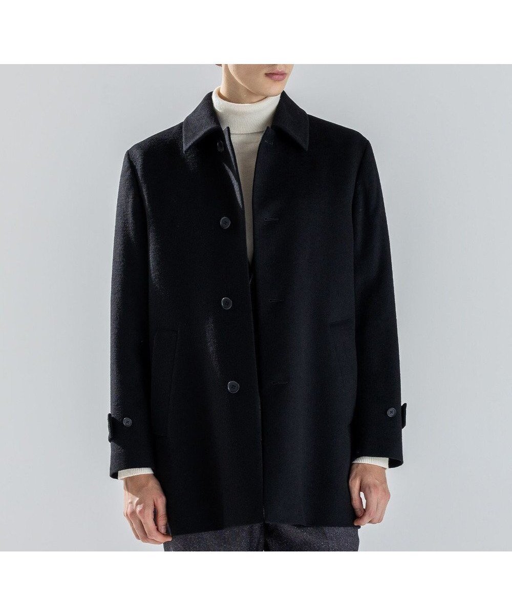 【ジョゼフ オム/JOSEPH HOMME / MEN】の【新素材】ライトウールシャギー ステンカラーコート 人気、トレンドファッション・服の通販 founy(ファニー) 　ファッション　Fashion　メンズファッション　Fashion for Men　アウター　Men's Coats Outerwear　新作・新入荷　New Arrivals / New In　ジャケット　Jacket, Outerwear　ベーシック　Basic, Essential　A/W・秋冬　Autumn/Winter　 other-1|ID: prp329100004766664 ipo3291000000034515245