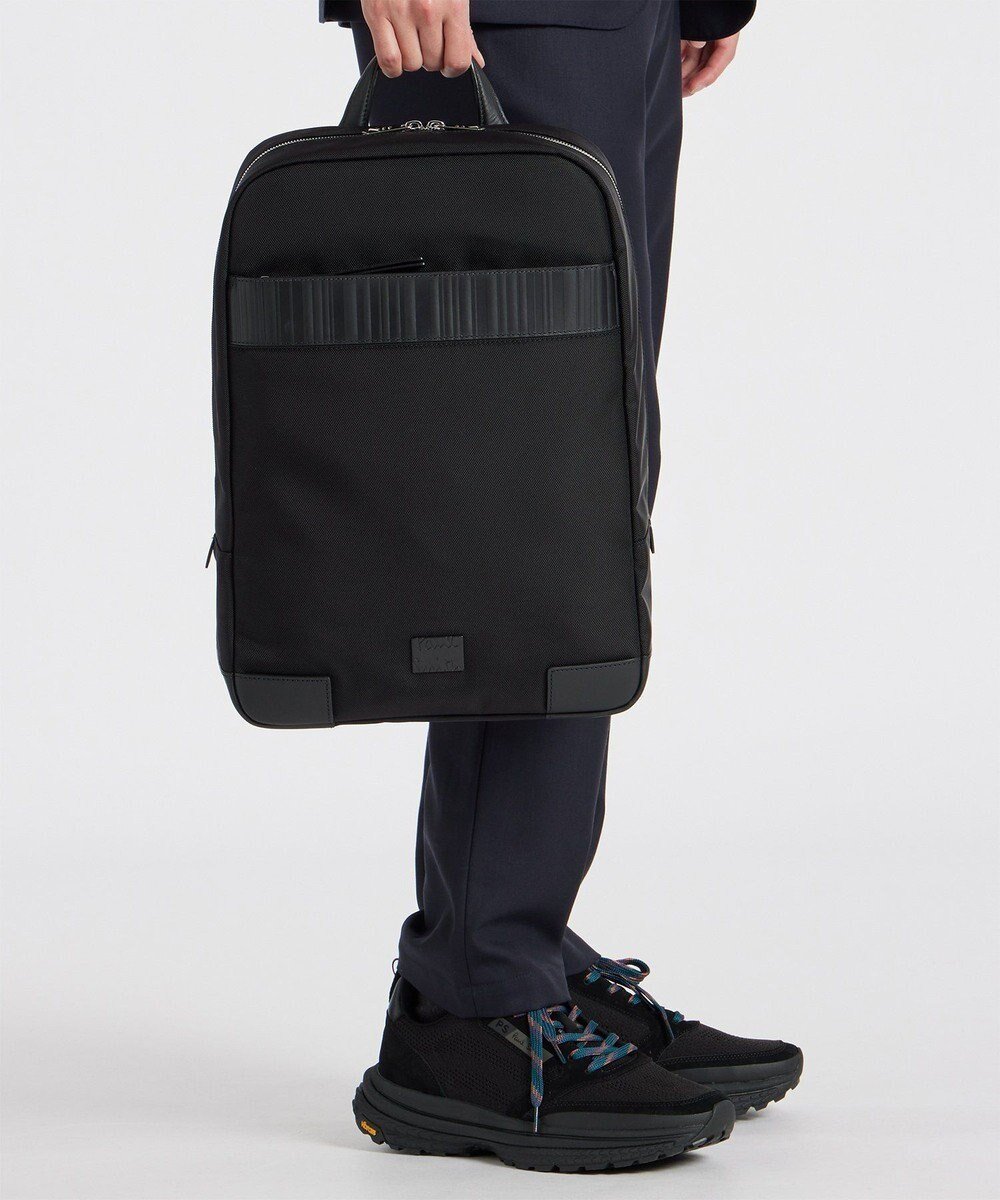 【ポールスミス/Paul Smith / MEN】のPS Paul Smith ビジネス ナイロン リュック インテリア・キッズ・メンズ・レディースファッション・服の通販 founy(ファニー) 　ファッション　Fashion　メンズファッション　Fashion for Men　バッグ　Bags　おすすめ　Recommended / Our Picks　シンプル　Simple, Minimal　スタイリッシュ　Stylish, Fashionable　ビジネス 仕事 通勤　Business / Work / Commuting　ポケット　Pocket, Pocket Detail　メンズ　Men's, Menswear　リュック　Backpack, Rucksack　軽量　Lightweight, Ultra Light　ブラック|ID: prp329100004766666 ipo3291000000034515254