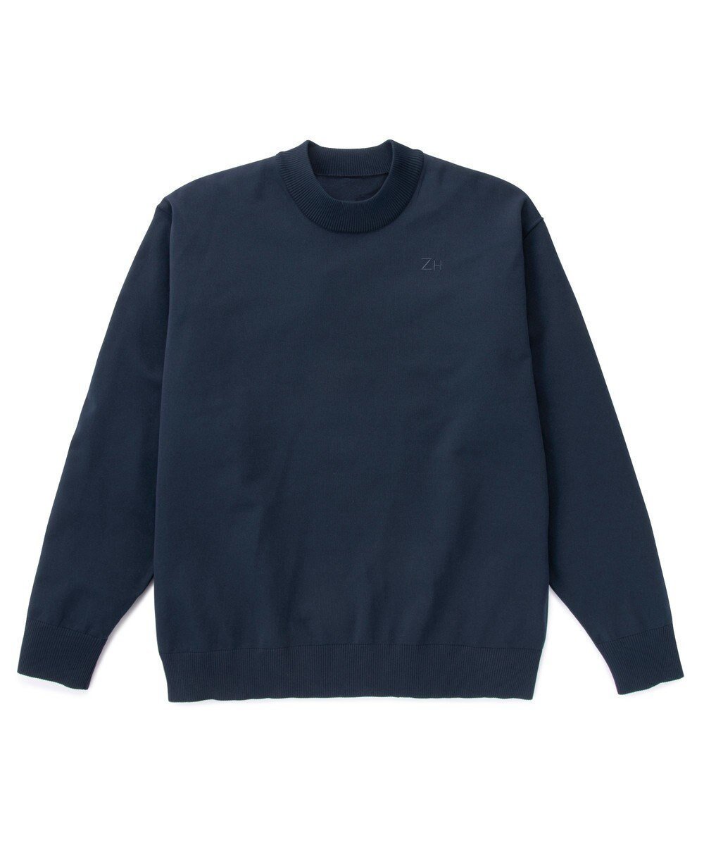 【ゼロハリバートン/ZERO HALLIBURTON / MEN】のゼロハリバートン ZERO HALLIBURTON クルーネックセーター 82271 インテリア・キッズ・メンズ・レディースファッション・服の通販 founy(ファニー) 　ファッション　Fashion　メンズファッション　Fashion for Men　トップス・カットソー　Cut & Sew Tops　ニット・セーター / 定番トップス　Knit Tops & Sweaters　セーター　Sweater, Knitwear　夏　Summer　S/S・春夏　SS, Spring/Summer, Warm Season　洗える　Machine Washable　A/W・秋冬　Autumn/Winter　軽量　Lightweight, Ultra Light　ネイビー|ID: prp329100004766673 ipo3291000000034515329