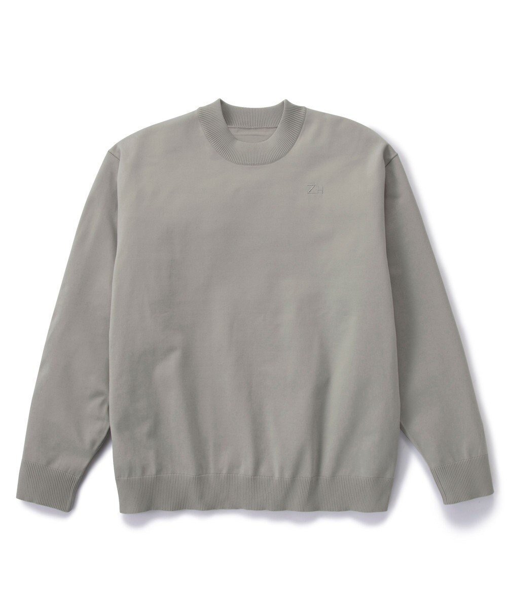 【ゼロハリバートン/ZERO HALLIBURTON / MEN】のゼロハリバートン ZERO HALLIBURTON クルーネックセーター 82271 インテリア・キッズ・メンズ・レディースファッション・服の通販 founy(ファニー) 　ファッション　Fashion　メンズファッション　Fashion for Men　トップス・カットソー　Cut & Sew Tops　ニット・セーター / 定番トップス　Knit Tops & Sweaters　セーター　Sweater, Knitwear　夏　Summer　S/S・春夏　SS, Spring/Summer, Warm Season　洗える　Machine Washable　A/W・秋冬　Autumn/Winter　軽量　Lightweight, Ultra Light　グレー|ID: prp329100004766673 ipo3291000000034515330