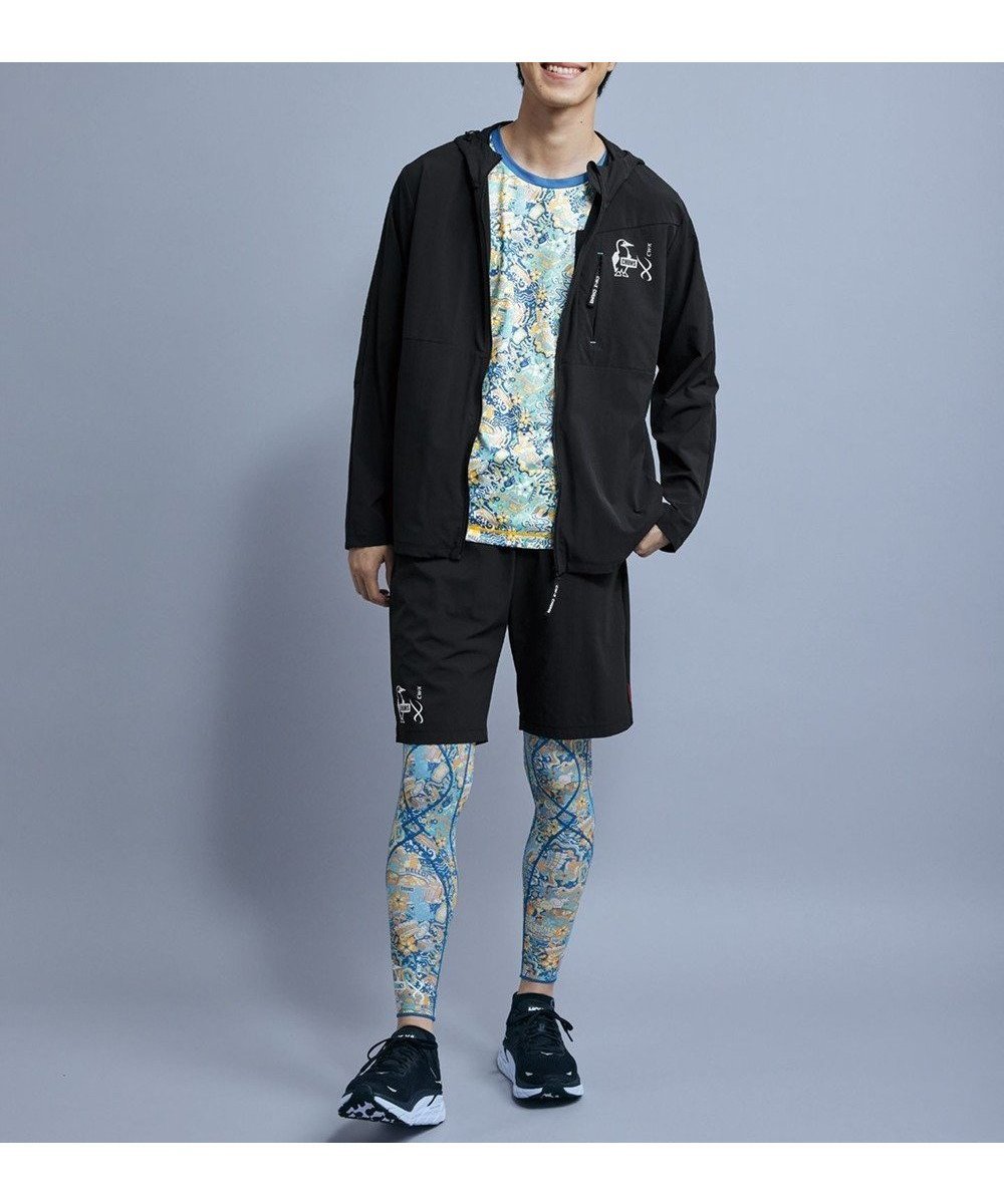 【シーダブリューエックス/CW-X / MEN】の【MEN】 CW-X 【CHUMS (チャムス)コラボ】 メンズトップス ジャケット はっ水(本体) フードつき(ドローコードで調整可能) 長袖 UVカット率90%以上(本体) メンズ LNO530 /ワコール インテリア・キッズ・メンズ・レディースファッション・服の通販 founy(ファニー) 　ファッション　Fashion　メンズファッション　Fashion for Men　トップス・カットソー　Cut & Sew Tops　アウトドア　Outdoor Clothing　コラボ　Collaboration, Collab　コンパクト　Compact, Small Size　ジャケット　Jacket, Outerwear　ストレッチ　Stretch, Stretchy Fabric　ドローコード　Drawcord, Drawstring Cord　定番　Standard, Basic Item　長袖　Long Sleeve, Full Sleeve　ポケット　Pocket, Pocket Detail　メンズ　Men's, Menswear　ロング　Long, Long-Length　おすすめ　Recommended / Our Picks　小旅行　Short Trip　ダークブラック|ID: prp329100004766675 ipo3291000000034515342