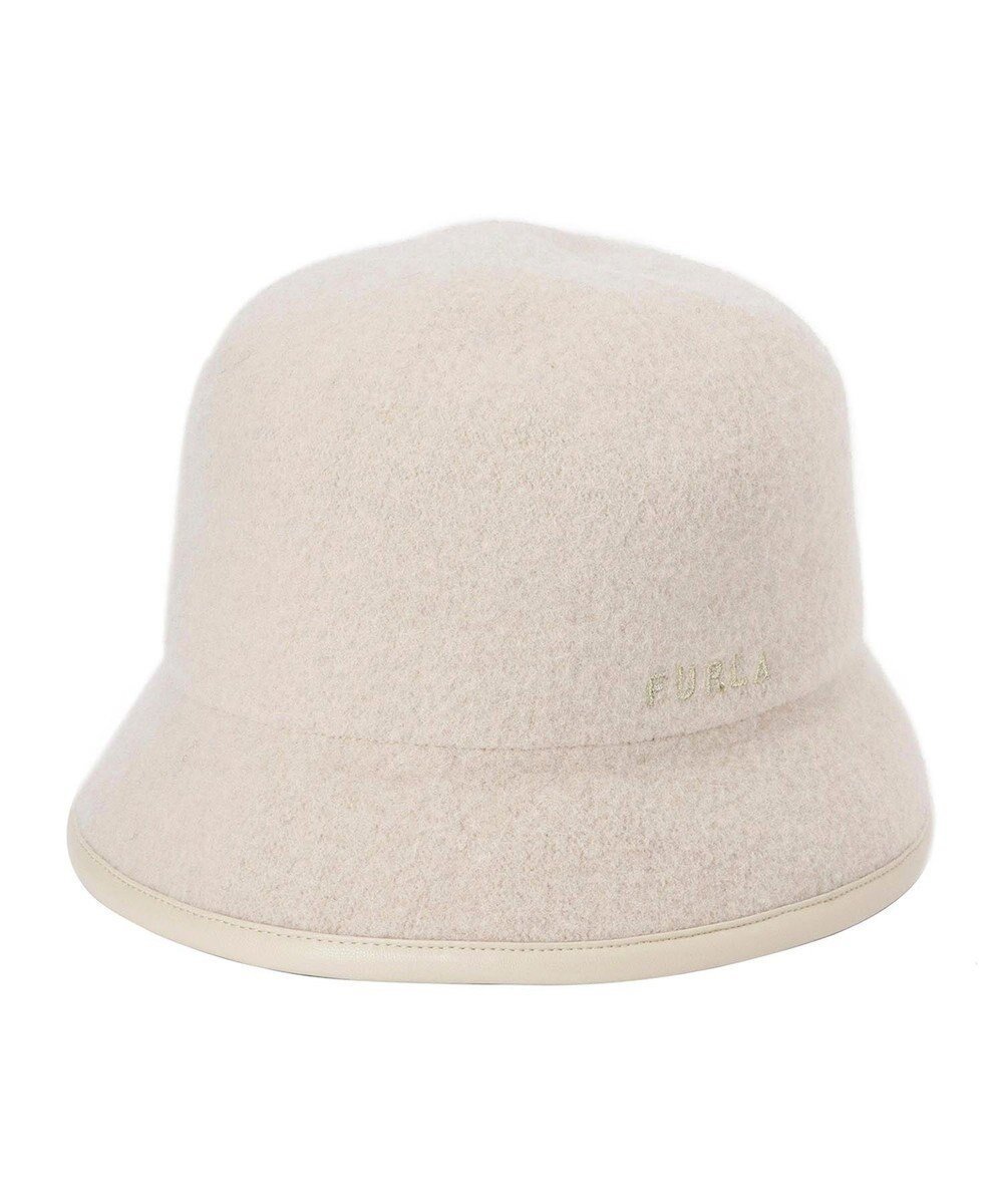 【ムーンバット/MOONBAT】のFURLA パイピング×ロゴ バスクハット/UV インテリア・キッズ・メンズ・レディースファッション・服の通販 founy(ファニー) 　ファッション　Fashion　レディースファッション　Fashion for Women　キャップ&ハット　Hats & Caps　イタリア　Italy　エレガント 上品　Elegant　コレクション　Collection, Seasonal Line　バスク　Basque, Basque Style　パイピング　Piping, Trim Design　パターン　Pattern, Design Print　フェミニン　Feminine, Girly　定番　Standard, Basic Item　帽子　Hat, Headwear　A/W・秋冬　Autumn/Winter　ベージュ|ID: prp329100004766679 ipo3291000000034515423
