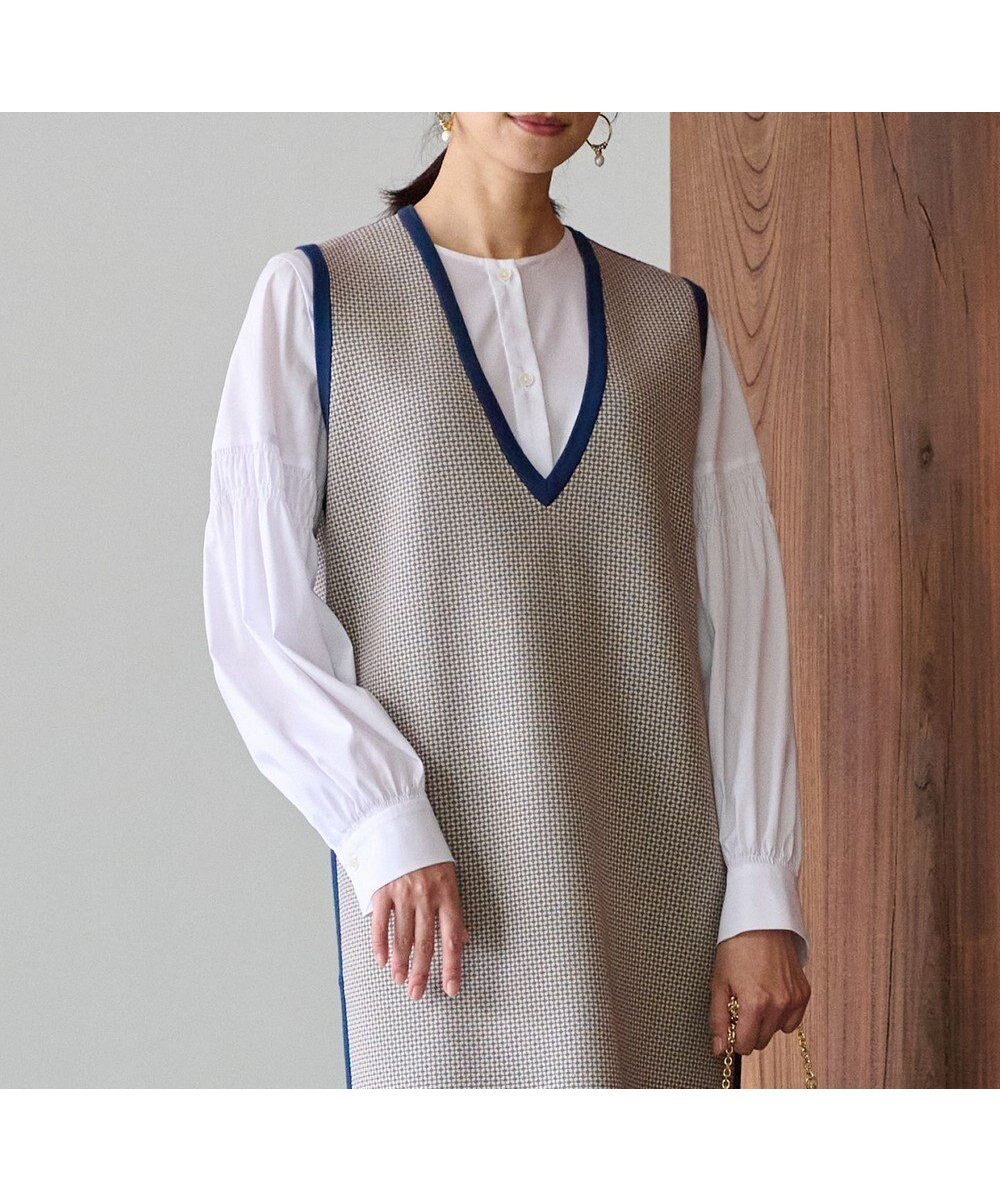 【自由区/JIYU-KU】の【洗える】シャーリング ブラウス インテリア・キッズ・メンズ・レディースファッション・服の通販 founy(ファニー) ファッション Fashion レディースファッション Fashion for Women トップス・カットソー Cut & Sew Tops シャツ・ブラウス・オフィスカジュアル Elegant Blouses & Button-Ups イタリア Italy ギャザー Gathered, Ruffled シャーリング Shirring, Ruched スリーブ Sleeve, Long Sleeve / Short Sleeve 洗える Machine Washable A/W・秋冬 Autumn/Winter オフホワイト|ID: prp329100004766684 ipo3291000000034515465