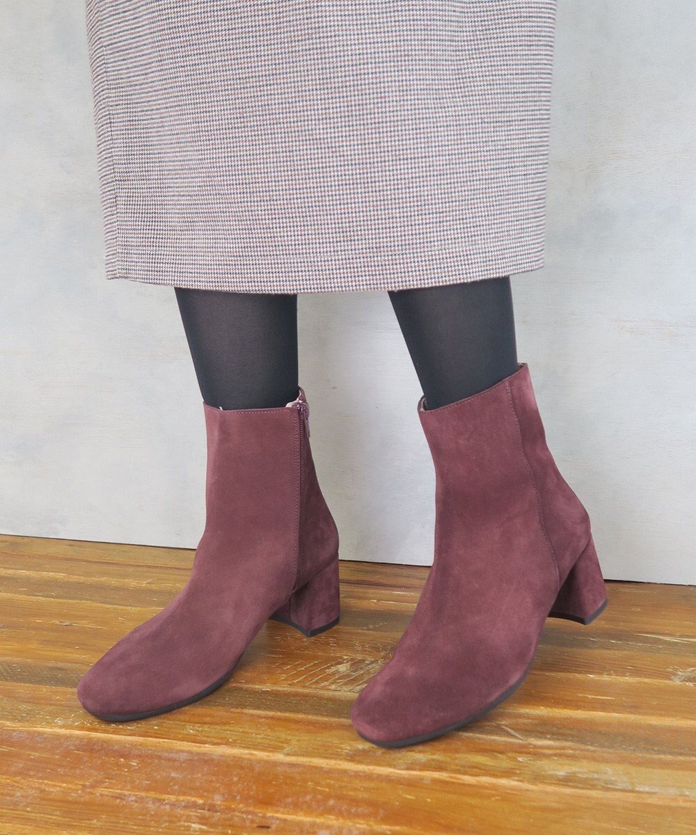 【ボントレ/BONTRE】の「BONTRE/ボントレ」スクエアトゥサイドジップブーツ/BONTRE94652 インテリア・キッズ・メンズ・レディースファッション・服の通販 founy(ファニー) 　ファッション　Fashion　レディースファッション　Fashion for Women　シンプル　Simple, Minimal　ジップ　Zip, Zipper　トレンド　Trend, Trending Now　人気　Popular, Best Seller　バランス　Balance, Style Balance　ブロック　Block, Solid Block Pattern　A/W・秋冬　Autumn/Winter　おすすめ　Recommended / Our Picks　ボルドー|ID: prp329100004766685 ipo3291000000034515468