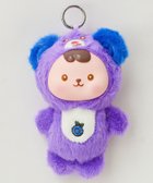 【ウィゴー/WEGO】のぷっくり着ぐるみぬいぐるみキーホルダー パープル|ID: prp329100004766693 ipo3291000000034515547