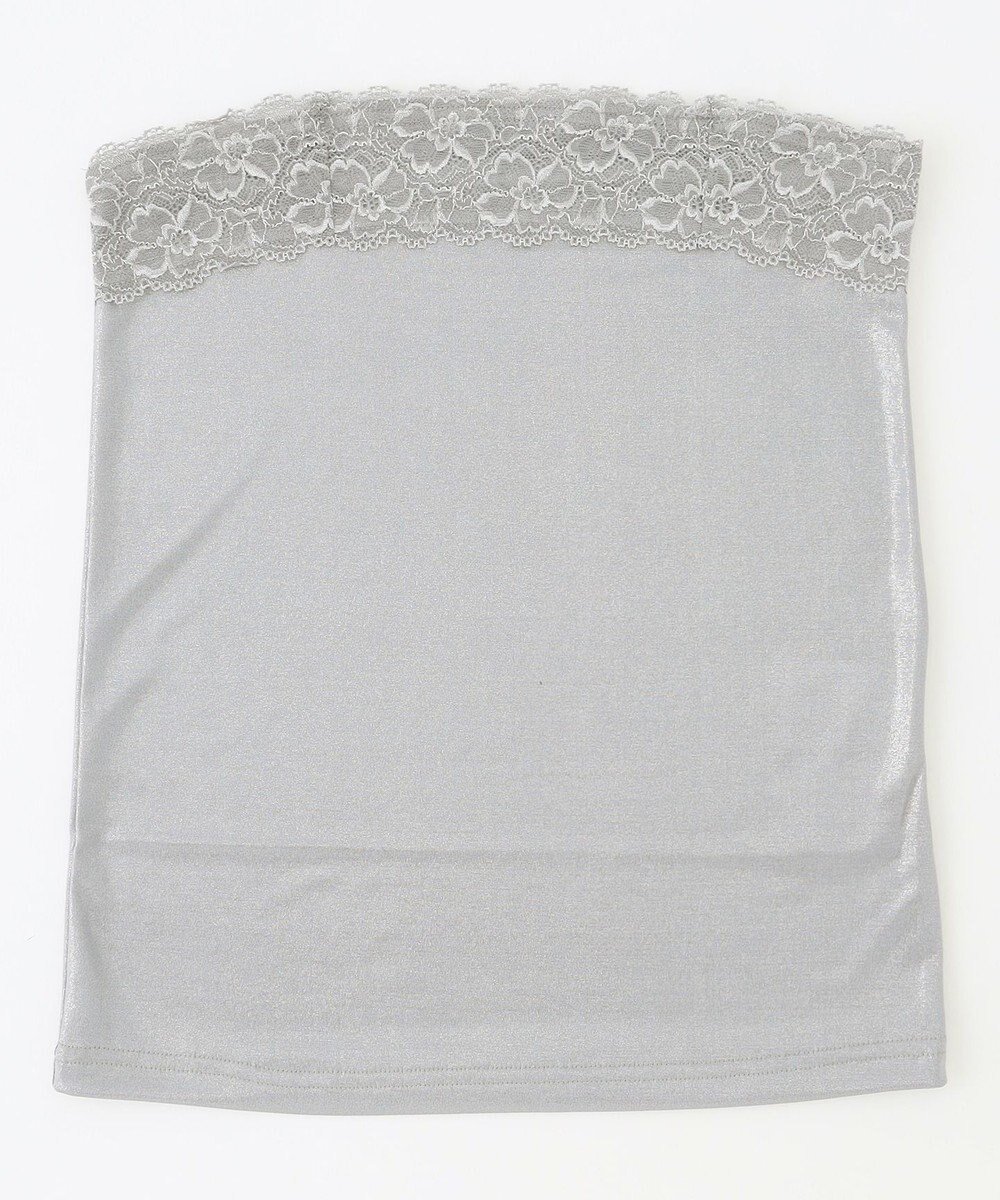 【グレース コンチネンタル/GRACE CONTINENTAL】の箔プリントレースベアトップ インテリア・キッズ・メンズ・レディースファッション・服の通販 founy(ファニー) ファッション Fashion レディースファッション Fashion for Women トップス・カットソー Cut & Sew Tops キャミソール&ノースリーブ Camisoles & Sleeveless Tops とろみ Fluid, Flowy Fabric インナー Innerwear キャミソール Camisole, Spaghetti Strap Top ドレス Dress, One-Piece フィット Fit, Slim Fit フェミニン Feminine, Girly レース Lace, Lace Fabric 夏 Summer 定番 Standard, Basic Item S/S・春夏 SS, Spring/Summer, Warm Season A/W・秋冬 Autumn/Winter グレー|ID: prp329100004766698 ipo3291000000034515570