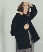 【イェッカ ヴェッカ/YECCA VECCA】のノーカラーミドル丈ウールコート Black|ID: prp329100004766700 ipo3291000000034515576