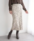 【イェッカ ヴェッカ/YECCA VECCA】のラインフラワー柄フェイクスエードスカート 人気、トレンドファッション・服の通販 founy(ファニー) ファッション Fashion レディースファッション Fashion for Women スカート Skirts エレガント 上品 Elegant ストレッチ Stretch, Stretchy Fabric スリット Slit, Slit Detail センター Center, Center Line フィット Fit, Slim Fit フラワー Flower, Floral フープ Hoop, Hoop Earrings ポケット Pocket, Pocket Detail メタル Metal, Metal Parts A/W・秋冬 Autumn/Winter thumbnail Ivory|ID: prp329100004766701 ipo3291000000034817942