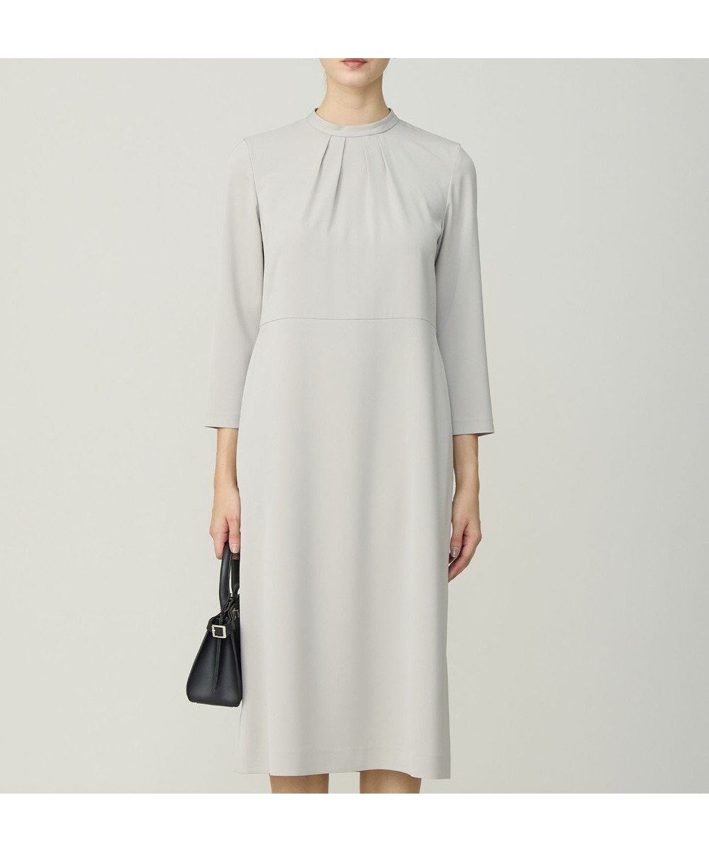 【アイシービー/iCB】の【先行予約】Fied ハイネック ワンピース インテリア・キッズ・メンズ・レディースファッション・服の通販 founy(ファニー) 　ファッション　Fashion　レディースファッション　Fashion for Women　ワンピース　Dresses　洗える　Machine Washable　ジャケット　Jacket, Outerwear　ストレッチ　Stretch, Stretchy Fabric　セットアップ　Set-Up, Coordinated Outfit　チェック　Check, Plaid, Tartan　人気　Popular, Best Seller　ハイネック　High Neck, Mock Neck　ベーシック　Basic, Essential　ポケット　Pocket, Pocket Detail　ラップ　Wrap, Wrap Design　ワイド　Wide, Wide Fit　A/W・秋冬　Autumn/Winter　S/S・春夏　SS, Spring/Summer, Warm Season　新作・新入荷　New Arrivals / New In　おすすめ　Recommended / Our Picks　夏　Summer　エレガント 上品　Elegant　セレモニー　Ceremony　ビジネス 仕事 通勤　Business / Work / Commuting　2026年　2026　グレージュ|ID: prp329100004766704 ipo3291000000034515591