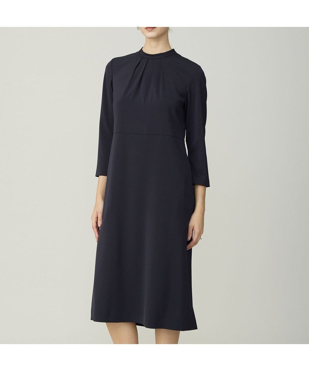 【アイシービー/iCB】の【先行予約】Fied ハイネック ワンピース インテリア・キッズ・メンズ・レディースファッション・服の通販 founy(ファニー) 　ファッション　Fashion　レディースファッション　Fashion for Women　ワンピース　Dresses　洗える　Machine Washable　ジャケット　Jacket, Outerwear　ストレッチ　Stretch, Stretchy Fabric　セットアップ　Set-Up, Coordinated Outfit　チェック　Check, Plaid, Tartan　人気　Popular, Best Seller　ハイネック　High Neck, Mock Neck　ベーシック　Basic, Essential　ポケット　Pocket, Pocket Detail　ラップ　Wrap, Wrap Design　ワイド　Wide, Wide Fit　A/W・秋冬　Autumn/Winter　S/S・春夏　SS, Spring/Summer, Warm Season　新作・新入荷　New Arrivals / New In　おすすめ　Recommended / Our Picks　夏　Summer　エレガント 上品　Elegant　セレモニー　Ceremony　ビジネス 仕事 通勤　Business / Work / Commuting　2026年　2026　ネイビー|ID: prp329100004766704 ipo3291000000034515592