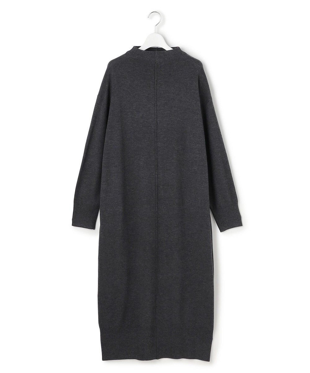 【ジェイプレスヨークストリート/J.PRESS YORK STREET】の【WOMEN】ボトルネックニット ワンピース インテリア・キッズ・メンズ・レディースファッション・服の通販 founy(ファニー) 　ファッション　Fashion　レディースファッション　Fashion for Women　ワンピース　Dresses　ニットワンピース　Knit Dresses　アクリル　Acrylic Material　シューズ　Shoes, Footwear　ショルダー　Shoulder, Shoulder Strap　シンプル　Simple, Minimal　スウェット / スエット　Sweatshirt, Sweatwear　スニーカー　Sneakers, Trainers　ドロップ　Drop Shoulder, Dropped Style　なめらか　Smooth, Silky Texture　バランス　Balance, Style Balance　ボトルネック　Bottle Neck, Mock Neck　ポケット　Pocket, Pocket Detail　A/W・秋冬　Autumn/Winter　新作・新入荷　New Arrivals / New In　おすすめ　Recommended / Our Picks　エレガント 上品　Elegant　グレー系|ID: prp329100004766705 ipo3291000000034515594