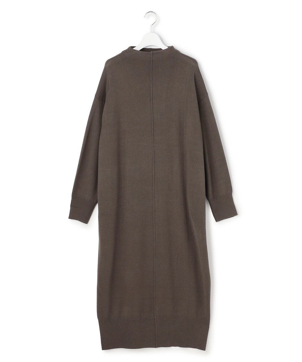 【ジェイプレスヨークストリート/J.PRESS YORK STREET】の【WOMEN】ボトルネックニット ワンピース インテリア・キッズ・メンズ・レディースファッション・服の通販 founy(ファニー) 　ファッション　Fashion　レディースファッション　Fashion for Women　ワンピース　Dresses　ニットワンピース　Knit Dresses　アクリル　Acrylic Material　シューズ　Shoes, Footwear　ショルダー　Shoulder, Shoulder Strap　シンプル　Simple, Minimal　スウェット / スエット　Sweatshirt, Sweatwear　スニーカー　Sneakers, Trainers　ドロップ　Drop Shoulder, Dropped Style　なめらか　Smooth, Silky Texture　バランス　Balance, Style Balance　ボトルネック　Bottle Neck, Mock Neck　ポケット　Pocket, Pocket Detail　A/W・秋冬　Autumn/Winter　新作・新入荷　New Arrivals / New In　おすすめ　Recommended / Our Picks　エレガント 上品　Elegant　ブラウン系|ID: prp329100004766705 ipo3291000000034515595