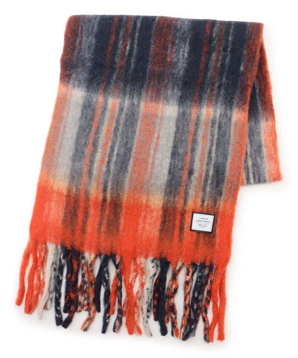 【ジェイプレスヨークストリート/J.PRESS YORK STREET】の【WOMEN】PANKAJ マルチカラ-マフラー インテリア・キッズ・メンズ・レディースファッション・服の通販 founy(ファニー) 　ファッション　Fashion　レディースファッション　Fashion for Women　マフラー・スヌード / 冬小物の定番　Scarves & Mufflers　新作・新入荷　New Arrivals / New In　アクリル　Acrylic Material　インド　Indian Textile　スカーフ　Scarf, Neckwear　スタンダード　Standard, Basic　バンダナ　Bandana, Head Scarf　マフラー　Scarf, Muffler　オレンジ系3|ID: prp329100004766709 ipo3291000000034515613