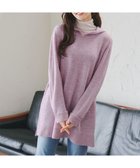 【ティアクラッセ/Tiaclasse】のメランジフーディーニットチュニック ピンク|ID: prp329100004766711 ipo3291000000034515628