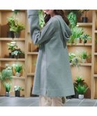 【ティアクラッセ/Tiaclasse】のメランジフーディーニットチュニック ミント|ID: prp329100004766711 ipo3291000000034515629