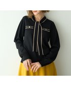 【イェッカ ヴェッカ/YECCA VECCA】の配色ボウタイニット Black|ID: prp329100004766714 ipo3291000000034515646