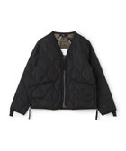 【アンフィーロ/UNFILO / KIDS】の【120-150cm】TAION ミリタリーZIP Vネック ダウンジャケット(UNISEX) ブラック|ID: prp329100004767431 ipo3291000000034526177