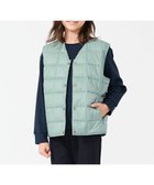 【アンフィーロ/UNFILO / KIDS】の【120-150cm】TAION Vネック ダウンベスト(UNISEX) アイスミント|ID: prp329100004767445 ipo3291000000034567428