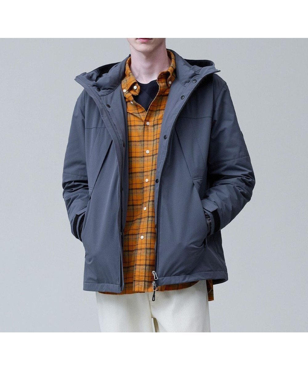 【ジェイ プレス/J.PRESS / MEN】の3シーズン着られる贅沢【3WAY SYSTEM / 撥水 / ストレッチ】マウンテンパーカー / ダウンライナーデタッチャブル インテリア・キッズ・メンズ・レディースファッション・服の通販 founy(ファニー) 　ファッション　Fashion　メンズファッション　Fashion for Men　アウター　Men's Coats Outerwear　インナー　Innerwear　軽量　Lightweight, Ultra Light　ジャケット　Jacket, Outerwear　ストレッチ　Stretch, Stretchy Fabric　タフタ　Taffeta, Structured Fabric　ダウン　Down, Puffer　パーカー　Hoodie, Parka　ライナー　Liner, Inner Layer　A/W・秋冬　Autumn/Winter　新作・新入荷　New Arrivals / New In　グレー系|ID: prp329100004767446 ipo3291000000034526259