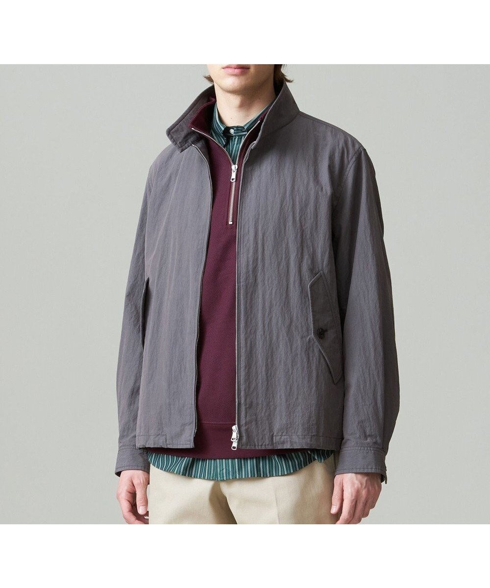 【ジェイ プレス/J.PRESS / MEN】のコットンナイロンタイプライター ゴルフジャケット インテリア・キッズ・メンズ・レディースファッション・服の通販 founy(ファニー) ファッション Fashion メンズファッション Fashion for Men アウター Men's Coats Outerwear ブルゾンジャケット / カジュアルアウター Bomber Jackets & Blousons インナー Innerwear 秋 Autumn カフス Cuff Design 軽量 Lightweight, Ultra Light ジャケット Jacket, Outerwear タイプライター Typewriter Fabric, Crisp Cotton バランス Balance, Style Balance ブルゾン Blouson, Bomber Jacket メッシュ Mesh, Net Fabric ヨーク Yoke, Yoke Design A/W・秋冬 Autumn/Winter ゴルフ Golf グレー系|ID: prp329100004767449 ipo3291000000034526274