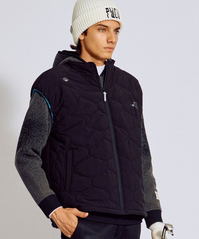 【ピーダブリュサーキュラス/PW CIRCULUS / MEN】の【撥水加工 / ストレッチ】【MEN】キルティング中綿ベスト ゴルフ インテリア・キッズ・メンズ・レディースファッション・服の通販 founy(ファニー) https://founy.com/ ファッション Fashion メンズファッション Fashion for Men アウター Men's Coats Outerwear キルティング Quilted, Quilting ジャケット Jacket, Outerwear スタンド Stand Collar, Upright Stand ストレッチ Stretch, Stretchy Fabric スマート Smart, Elegant タフタ Taffeta, Structured Fabric 定番 Standard, Basic Item 人気 Popular, Best Seller ベスト Vest, Waistcoat ワイド Wide, Wide Fit 冬 Winter / This Winter A/W・秋冬 Autumn/Winter 新作・新入荷 New Arrivals / New In ゴルフ Golf 2025年 2025 2025-2026秋冬・A/W Autumn/Winter 2025–26 AW25–26 |ID: prp329100004767451 ipo3291000000034526289