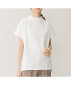 【自由区/JIYU-KU】の【洗える】ハイカウントハイネック カットソー オフホワイト|ID: prp329100004767463 ipo3291000000034526374