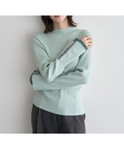 【イェッカ ヴェッカ/YECCA VECCA】の袖口レイヤードリブニット 人気、トレンドファッション・服の通販 founy(ファニー) ファッション Fashion レディースファッション Fashion for Women トップス・カットソー Cut & Sew Tops ニット Knit Tops & Sweaters キャミソール Camisole, Spaghetti Strap Top スリット Slit, Slit Detail セーター Sweater, Knitwear ビスチェ Bustier, Corset Top フィット Fit, Slim Fit ポケット Pocket, Pocket Detail A/W・秋冬 Autumn/Winter thumbnail Mint|ID: prp329100004767464 ipo3291000000034817931