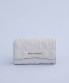 【メゾンドフルール/Maison de FLEUR】のリボンキルティングロングウォレット Sax|ID: prp329100004767471 ipo3291000000034526464