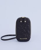 【メゾンドフルール/Maison de FLEUR】のリボンキルティングスマホポシェット Black|ID: prp329100004767476 ipo3291000000034526481