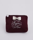 【メゾンドフルール/Maison de FLEUR】のシャイニーリボンティッシュケース Bordeaux|ID: prp329100004767477 ipo3291000000034526485