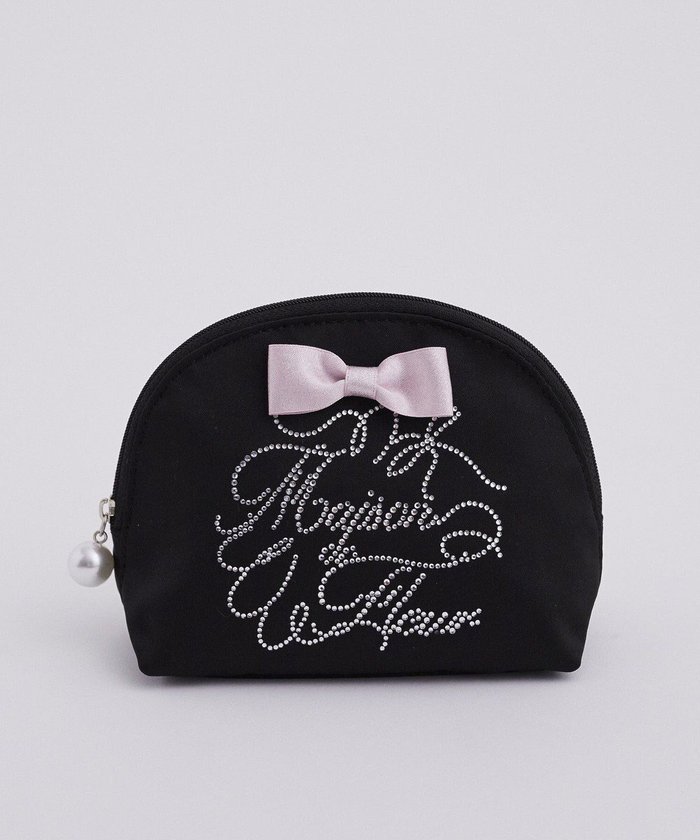 【メゾンドフルール/Maison de FLEUR】のシャイニーリボンラウンドポーチ インテリア・キッズ・メンズ・レディースファッション・服の通販 founy(ファニー) https://founy.com/ ファッション Fashion レディースファッション Fashion for Women ミニ財布・二つ折り財布 Wallets & Card Cases ポーチ&ミニバッグ Pouches & Mini Bags おすすめ Recommended / Our Picks ギフト プレゼント Gift / Present ストーン Stone, Gem-Like フォルム Silhouette, Form ポケット Pocket, Pocket Detail ポーチ Pouch, Small Case ラウンド Round, Round Neck 財布 Wallet, Purse |ID: prp329100004767478 ipo3291000000034526487