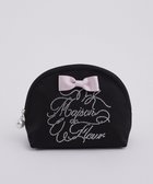 【メゾンドフルール/Maison de FLEUR】のシャイニーリボンラウンドポーチ Black|ID: prp329100004767478 ipo3291000000034526488