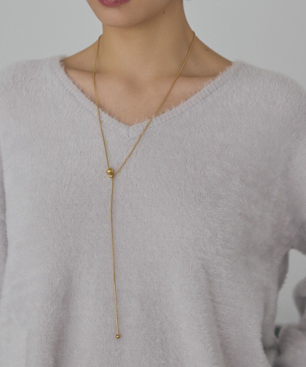 【アメリカンホリック/AMERICAN HOLIC】の【ステンレス】スライド ネックレス インテリア・キッズ・メンズ・レディースファッション・服の通販 founy(ファニー) 　ファッション　Fashion　レディースファッション　Fashion for Women　ジュエリー　Jewelry　ネックレス　Necklaces & Pendants　アクセサリー　Fashion Accessories　アメリカン　American Style　シンプル　Simple, Minimal　スタイリッシュ　Stylish, Fashionable　ネックレス　Necklace, Pendant Necklace　エレガント 上品　Elegant　Gold|ID: prp329100004767479 ipo3291000000034779242