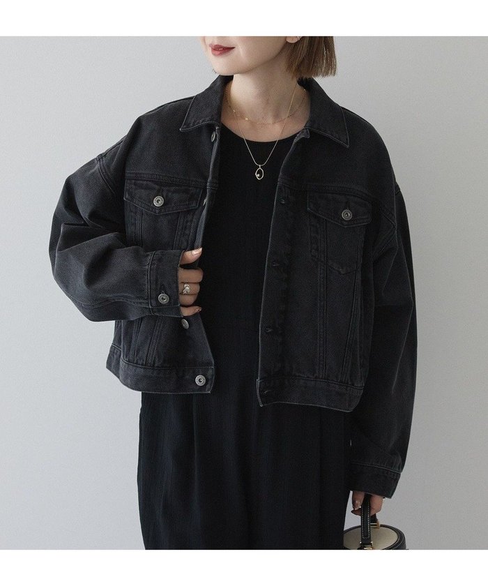 【アメリカンホリック/AMERICAN HOLIC】のデニムジャケット インテリア・キッズ・メンズ・レディースファッション・服の通販 founy(ファニー) https://founy.com/ ファッション Fashion レディースファッション Fashion for Women アウター Coat / Outerwear Collection レディースジャケット・軽アウター Jackets デニムジャケット / カジュアルアウター Denim Jackets アメリカン American Style ジャケット Jacket, Outerwear スタイリッシュ Stylish, Fashionable デニム Denim, Jeans Material トレンド Trend, Trending Now 定番 Standard, Basic Item フォルム Silhouette, Form ポケット Pocket, Pocket Detail ルーズ Loose, Oversized A/W・秋冬 Autumn/Winter おすすめ Recommended / Our Picks 2025年 2025 2025-2026秋冬・A/W Autumn/Winter 2025–26 AW25–26 |ID: prp329100004767480 ipo3291000000035574202